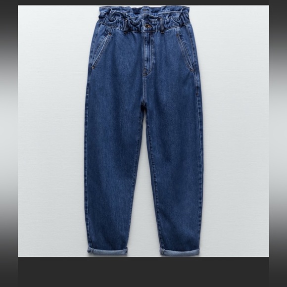 Zara Pants & Jumpsuits Zara Paper Bag Jeans Poshmark